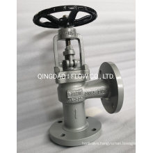 Chinese Angle Type Flanged Cast Steel Angle Globe Valve